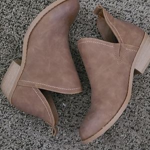 Brown booties